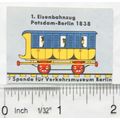 vintage Matchbox Label - Spende für Verkehrsmus...