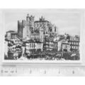 old postcard Narbonne, France - Cathedral St Ju...