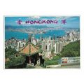 Hong Kong Harbour And Kowloon From The Peak Pos...