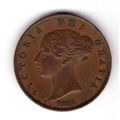 Great Britain. Victoria. Halfpenny 1855. dy18787