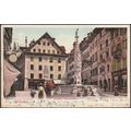Weinmarkt, Luzern, 1906 - Preis-Karte AK