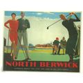 RAIL ADVERTISING LNER NORTH BERWICK CARD NO DRG 238 INC UK POSTAGE