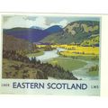 RAIL ADVERTISING LMS/LNER EASTERN SCOTLAND CARD NO DRG 60 INC UK POSTAGE