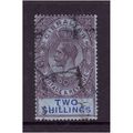 GIBRALTAR 1925 SG99a 2s REDDISH PURPLE & BLUE B...