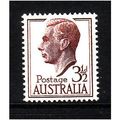 AUSTRALIA 1951 SG247 3 1/2d BROWN PURPLE KING G...