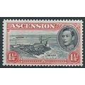 Ascension Island 1939 SG40 1 1/2d Black & Vermi...