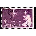 Australia 1957 Christmas 4d Used Stamp