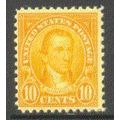 642 10c James Monroe Barely Clears MNH Q1938