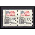 1895a 20c U.S. Flag Very Fine MNH SG CNP Left 9...