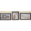 Sweden Stamps Scott #750A, 751A, & 751B, Mint H...