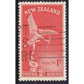 New Zealand 1947 Health Stamp - Eros 2d + 1d Used