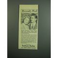 1950 Campana Italian Balm Ad - Recently Wed