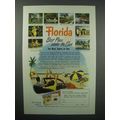 1951 Florida Tourism Ad - Best Place Under the Sun
