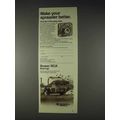 1982 Federal Mogul Bower / BCA Farm Bearings Ad - Spreader Better