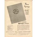 SPECIALTY OIL TOOL COMPANY 1930 Now Ready SOTCO...