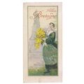 ALLEZ EN BRETAGNE, French card bookmark 67 X 13...