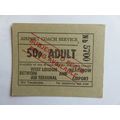 London Transport Airport Coach Service Ticket #7