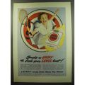 1949 Lucky Strike Cigarettes Ad - Smoke Lucky t...