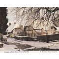 Weston Turville Main Street Christmas Snow Buck...