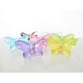 Medium large clear butterfly hair claw clip