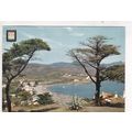 Port de Llansa Spain Postcard posted 1968 crease