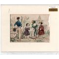 Genuine hand coloured old print 1840