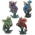 Mini Rock Crystal Enchanted Nightmare Dragon Fi...