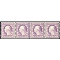 493, Mint XF NH 3¢ Coil Line Strip/4 With APS C...