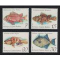 Cyprus Fish 1993 MNH SG#837-840