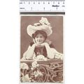 1909 postcard Woman in Fancy Hat