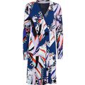 EMILIO PUCCI Montagne Print Wrap Midi Dress BNWT