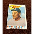 1960 Topps 215 Bob Elliott Manager Kansas City ...