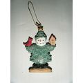 Christmas Tree Snowman Holiday Ornament