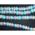Unique 26" Mauve & turquoise lanyard cord sun r...