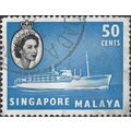 SINGAPORE, Elizabeth II, Passenger Steamer MS C...