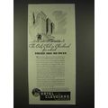 1935 Hotel Cleveland Ad - There Are No Dues