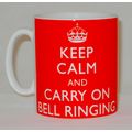 Keep Calm & Carry On Bell Ringing Mug Can Perso...