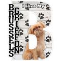 I Love My Brussels Griffon Fridge Magnet