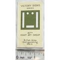 1928 Morris's card Victory Signs 42 87th Heavy ...