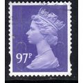 GB 2014 QE2 97p Bluish Violet security Machin (...