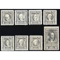 RG58/70, Mint LH (80¢ is NH $1 Used) Silver Tax...