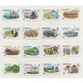 BAHAMAS 1980 QE2 HISTORY SET 16 STAMPS USED WMK...