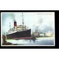 LS3787 - Cunard Liner - Samaria & Tug - Artist ...