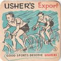 BEER MAT - USHER & SONS (EDINBURGH) - USHER'S E...