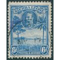 Sierra Leone 1932 6d light blue SG162 used