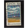 1968 USA illinois statehood 6c multi F/U SG1323
