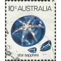 AUSTRALIA, Star Sapphire, blue 1974, 10c, #2