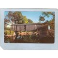 MA Generic Covered Bridge Postcard Bridge Over ...