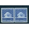 1520 10c Jefferson Memorial Almost Very Fine MN...