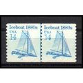 2134 14c Iceboat Very Fine MNH Dry Gum CNP Left...
